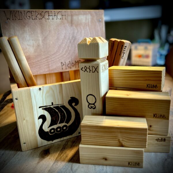 Wikingerschach aus Holz